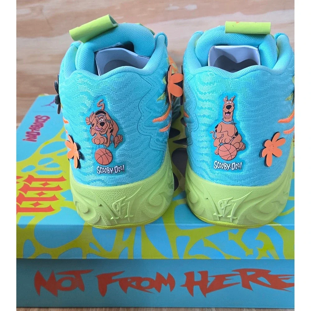 Puma MB.04 Scooby-Doo Mens Basketball Shoes Aquatic Lime 310776-01 Size 12